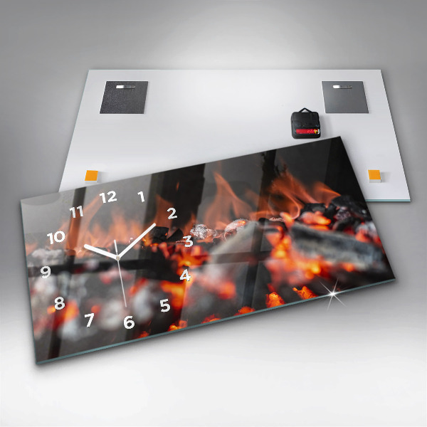 Vízszintes üvegóra Rostély