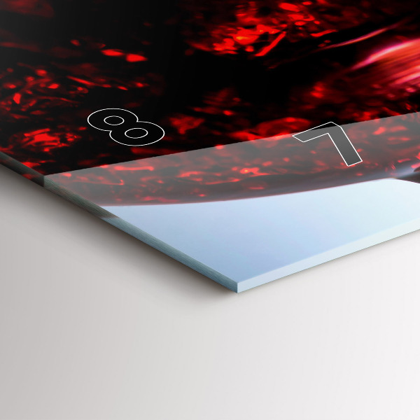 Vízszintes üvegóra Pohár bor