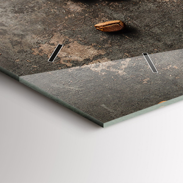 Vízszintes üvegóra Egy zacskó kávébab