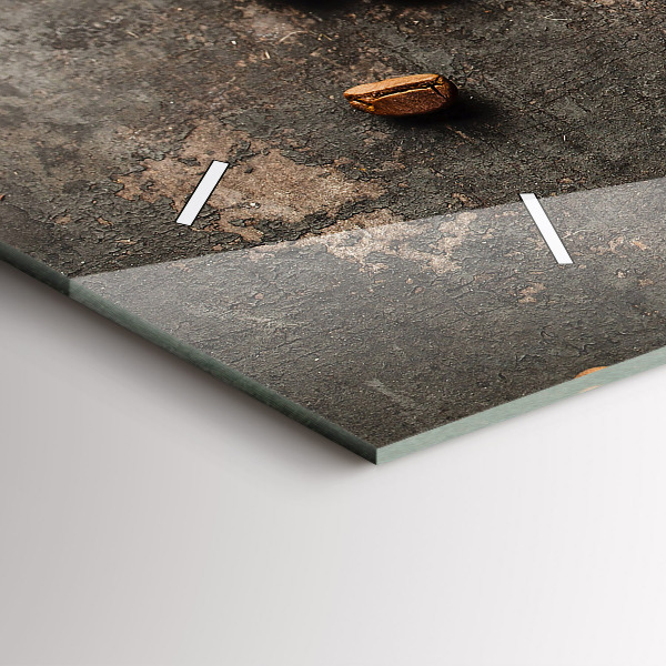 Vízszintes üvegóra Egy zacskó kávébab