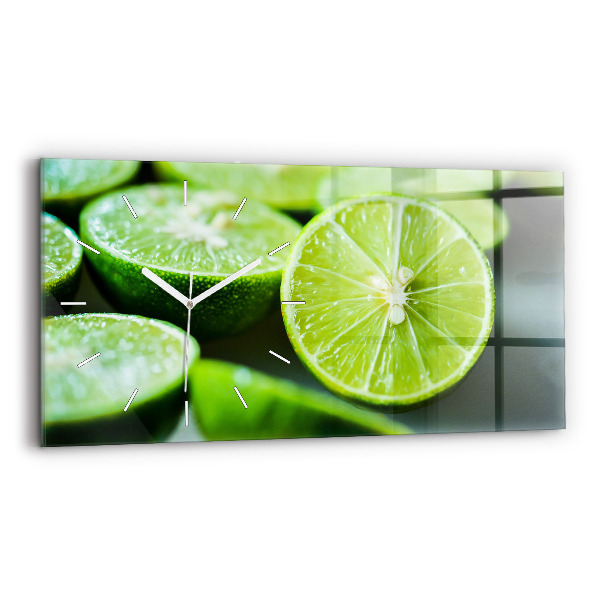 Vízszintes üvegóra Lime ékek