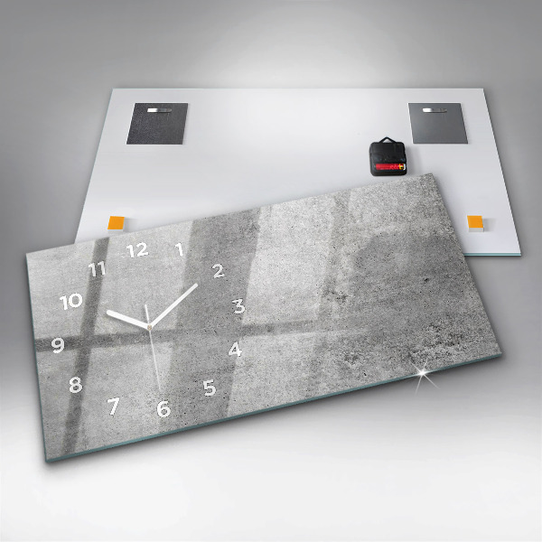 Vízszintes üvegóra Nyers fal