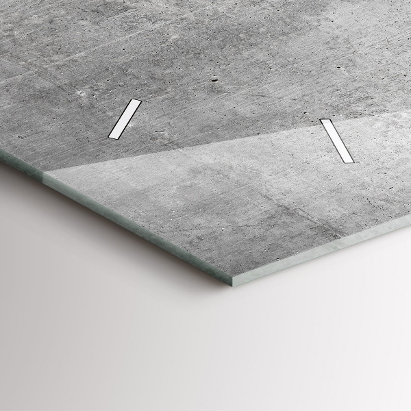 Vízszintes üvegóra Nyers fal