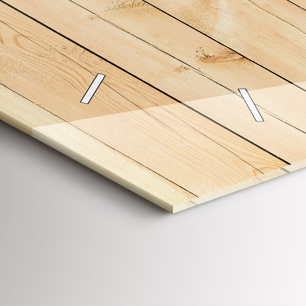 Vízszintes üvegóra Fa táblák