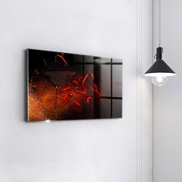 Vízszintes üvegóra Chili paprika