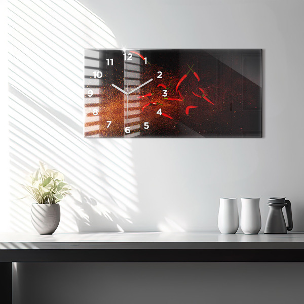 Vízszintes üvegóra Chili paprika