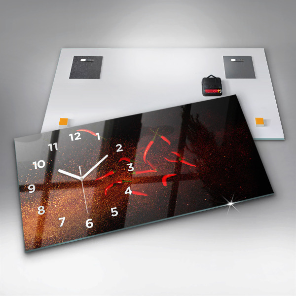 Vízszintes üvegóra Chili paprika