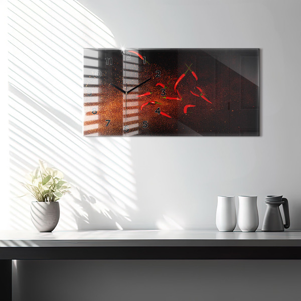 Vízszintes üvegóra Chili paprika