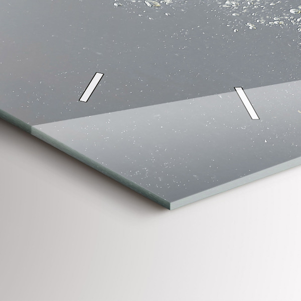 Vízszintes üvegóra Citrus vízben