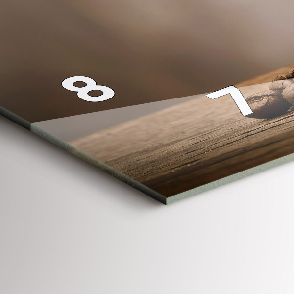 Vízszintes üvegóra Egy csésze kávét