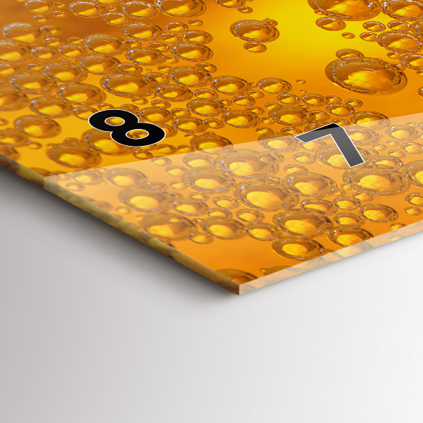 Vízszintes üvegóra Sör