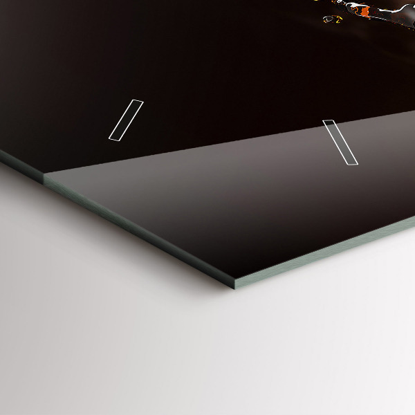 Vízszintes üvegóra Forró kávé