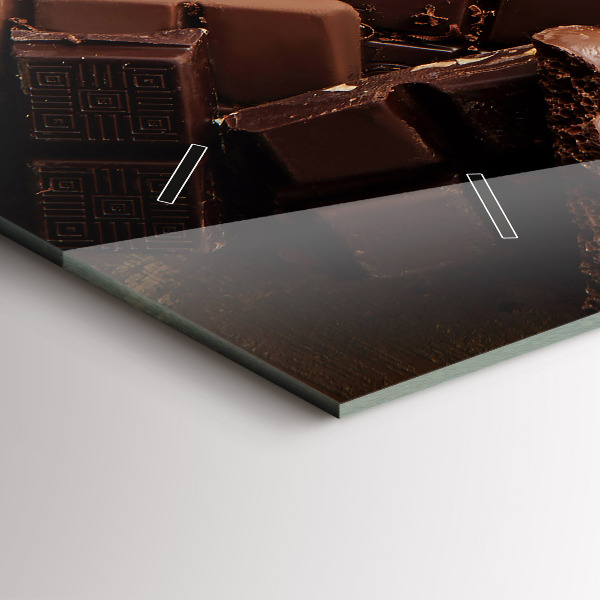 Vízszintes üvegóra Csokoládé szeletek