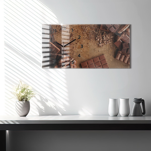 Vízszintes üvegóra Csokoládé szeletek