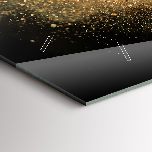 Vízszintes üvegóra Szétszórt fűszerek