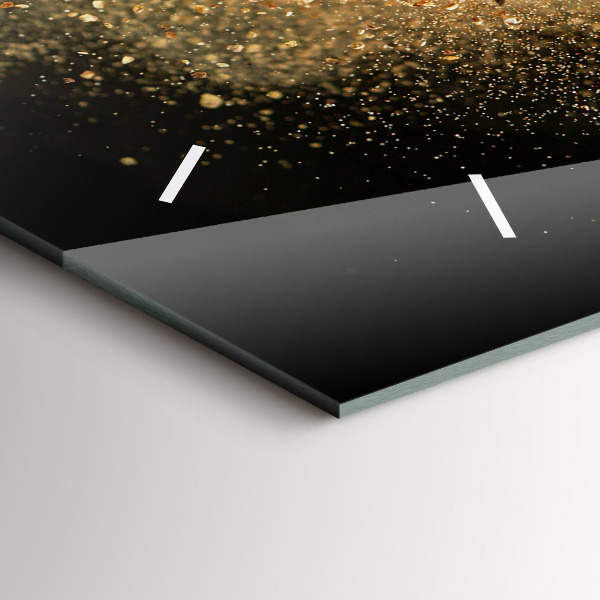 Vízszintes üvegóra Szétszórt fűszerek