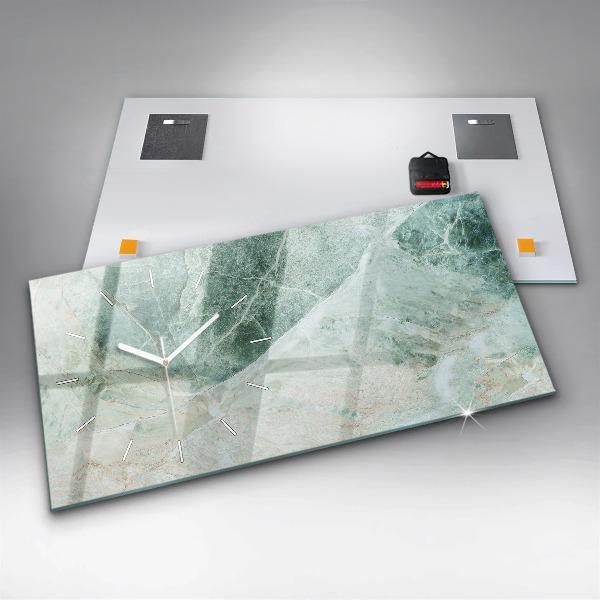 Vízszintes üvegóra Márvány kő textúra