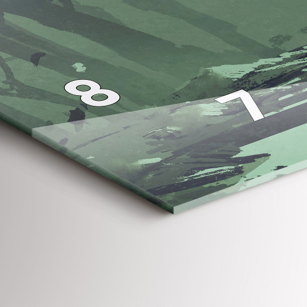 Vízszintes üvegóra Szamuráj az erdőben