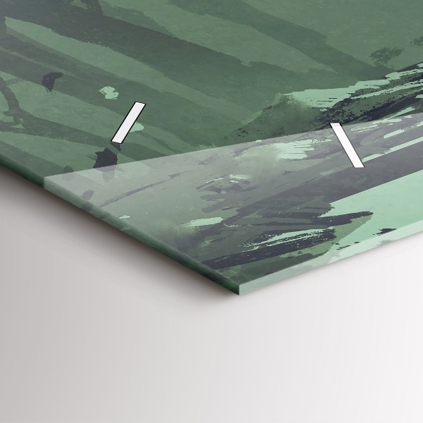 Vízszintes üvegóra Szamuráj az erdőben