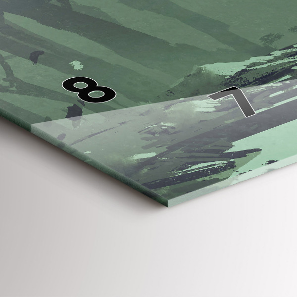 Vízszintes üvegóra Szamuráj az erdőben