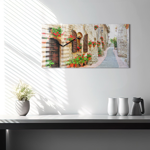 Vízszintes üvegóra Festői utca