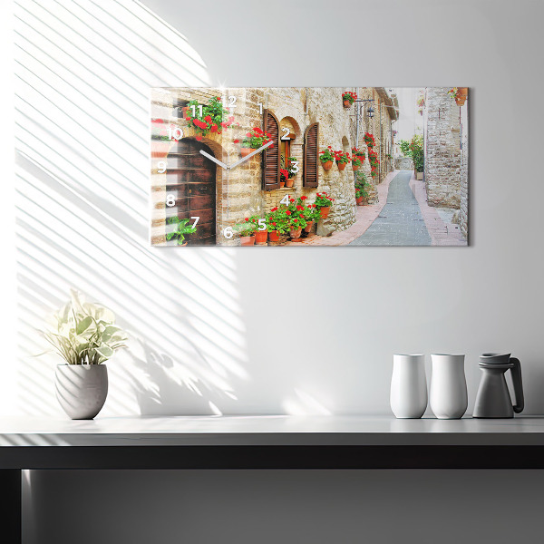 Vízszintes üvegóra Festői utca