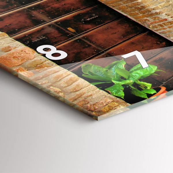 Vízszintes üvegóra Festői utca