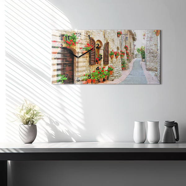 Vízszintes üvegóra Festői utca