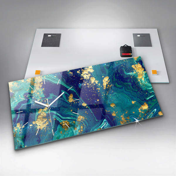 Vízszintes üvegóra Modern absztrakció