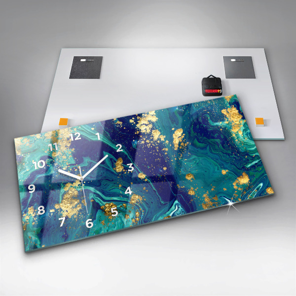 Vízszintes üvegóra Modern absztrakció