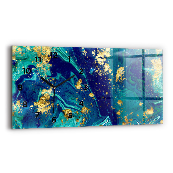 Vízszintes üvegóra Modern absztrakció