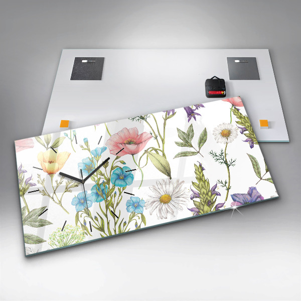 Vízszintes üvegóra Virágkötészeti