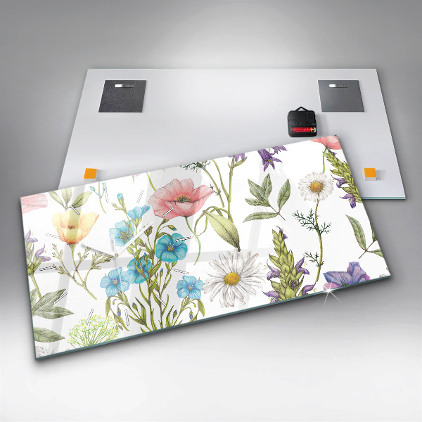 Vízszintes üvegóra Virágkötészeti