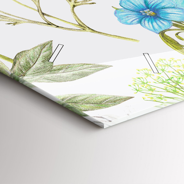 Vízszintes üvegóra Virágkötészeti