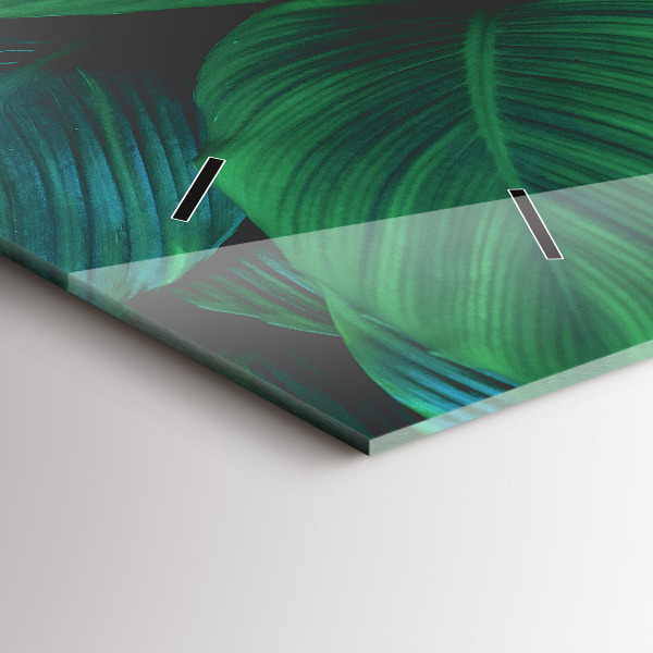 Vízszintes üvegóra A természet levelei