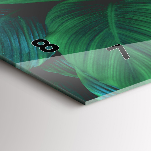 Vízszintes üvegóra A természet levelei