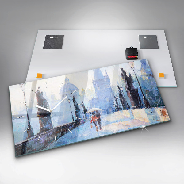 Vízszintes üvegóra Olaj művészet