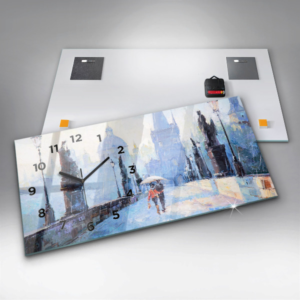 Vízszintes üvegóra Olaj művészet