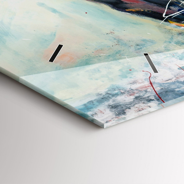 Vízszintes üvegóra Vágtázó lovak illusztráció