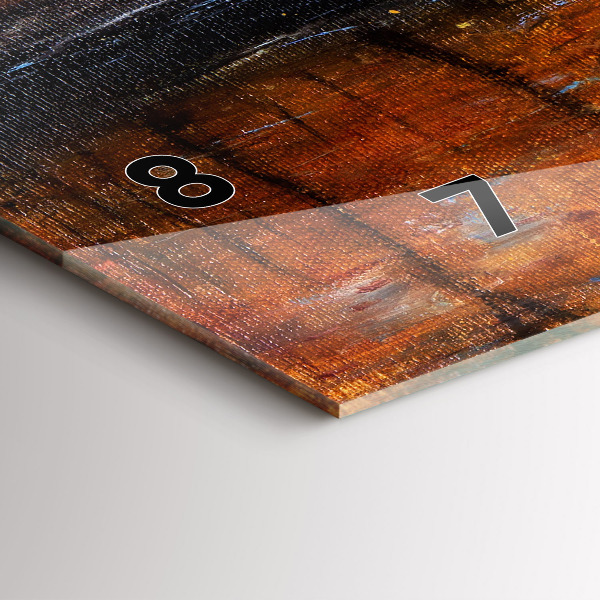 Vízszintes üvegóra Művészi művészet