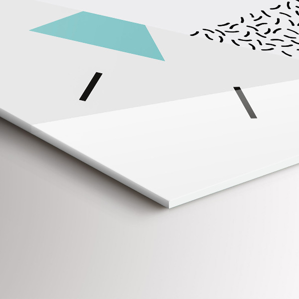 Vízszintes üvegóra Geometriai minta