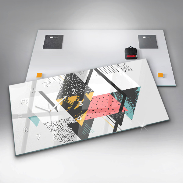 Vízszintes üvegóra Geometriai minta