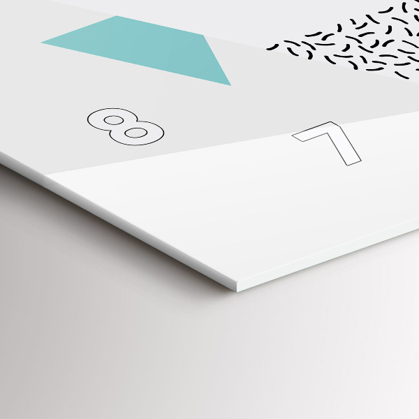 Vízszintes üvegóra Geometriai minta