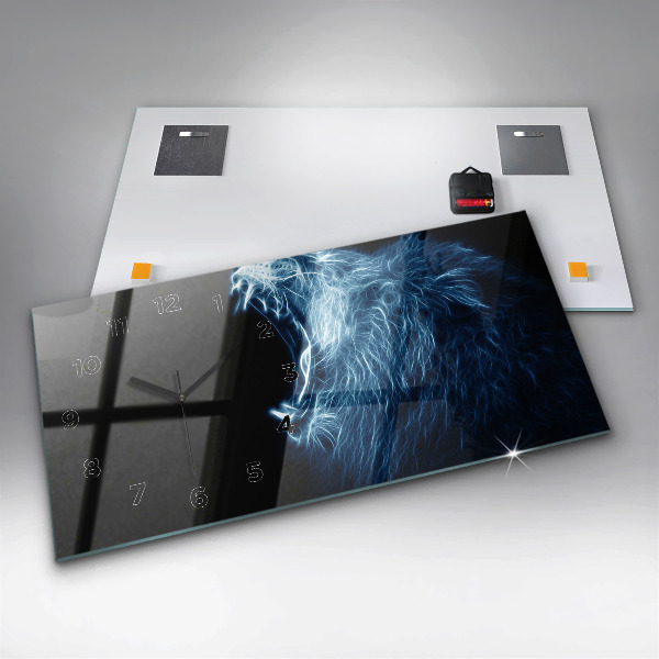 Vízszintes üvegóra Vad oroszlán testbeszéd