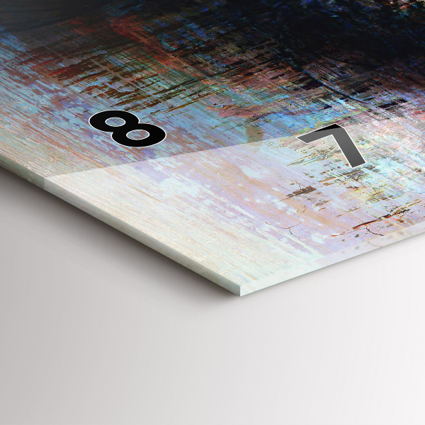 Vízszintes üvegóra Street Art Eye