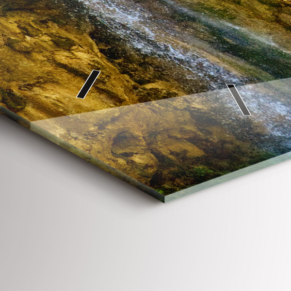 Vízszintes üvegóra Lagúna táj