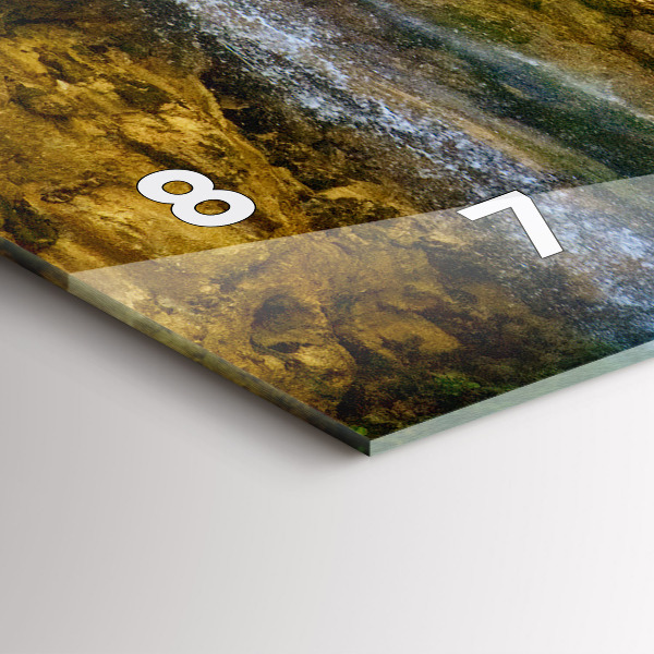 Vízszintes üvegóra Lagúna táj