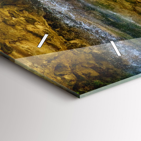 Vízszintes üvegóra Lagúna táj