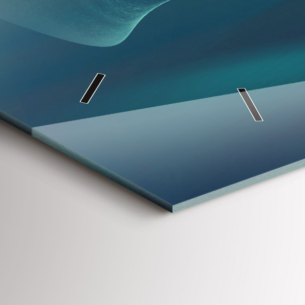 Vízszintes üvegóra Egy repülő sas képe