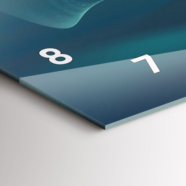 Vízszintes üvegóra Egy repülő sas képe